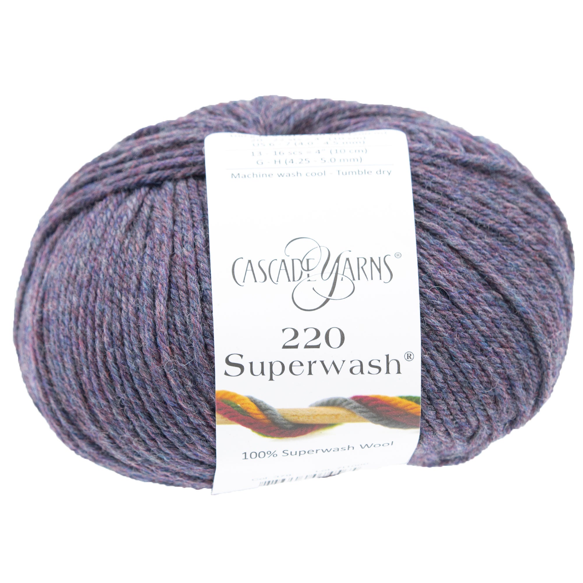 Cascade Yarns 220 Superwash Yarn - 0379 Liberty Heather - Zoom Image