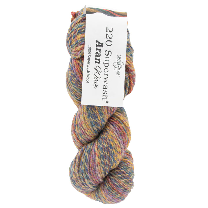 Cascade Yarns 220 Superwash Aran Wave Yarn - 124 Beach Sunset - Zoom Image