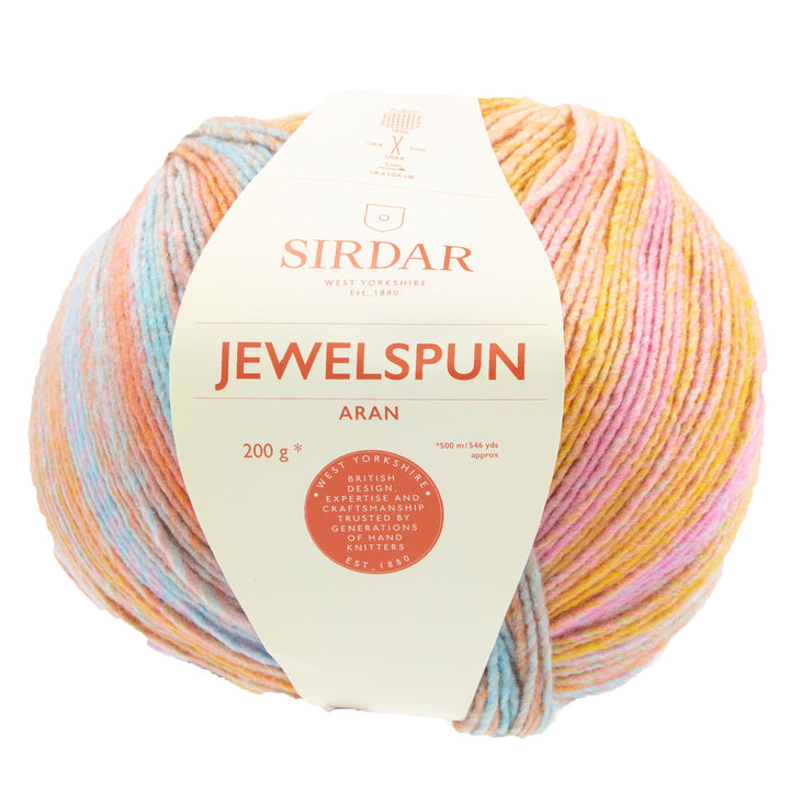 Sirdar Jewelspun Yarn - 849 Citrine Sunrise - Extra Image
