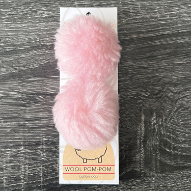 Ikigai Fiber Wool Pom Poms - Pink Wool Pom 6cm - Zoom Image