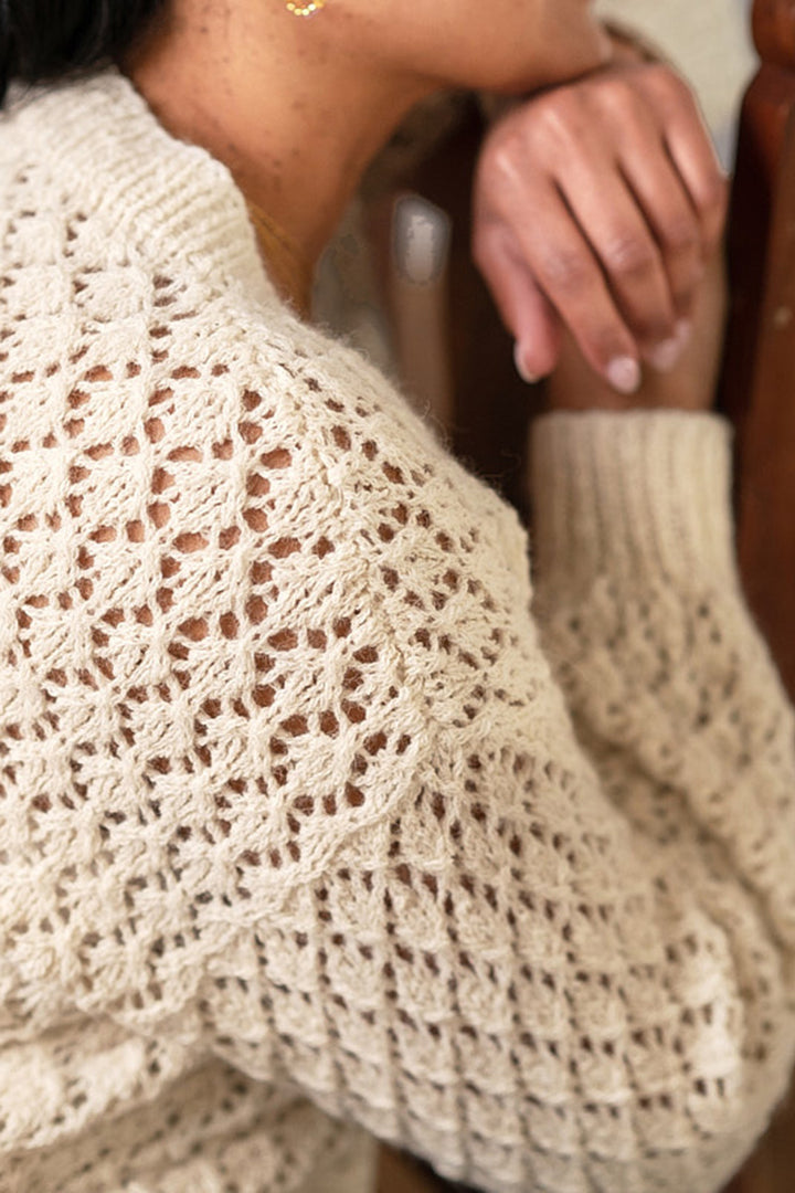 Berroco Talara Patterns - Cremini Cardigan - PDF Download - Extra Image