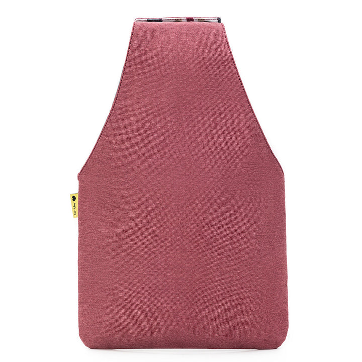 della Q Nora Wrist Bag - 1300-1 - *Linen - Wine - Extra Image