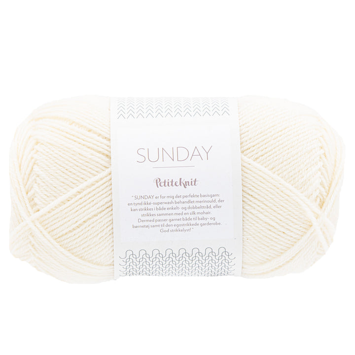 Sandnes Garn  Sunday Yarn - 1012 Whipped Cream (Petite Knits Color Palette) - Zoom Image