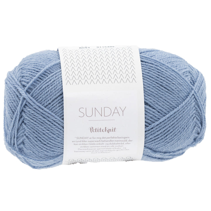 Sandnes Garn  Sunday Yarn - 6043 Baby Blue Eyes (Petite Knits Color Palette) - Zoom Image
