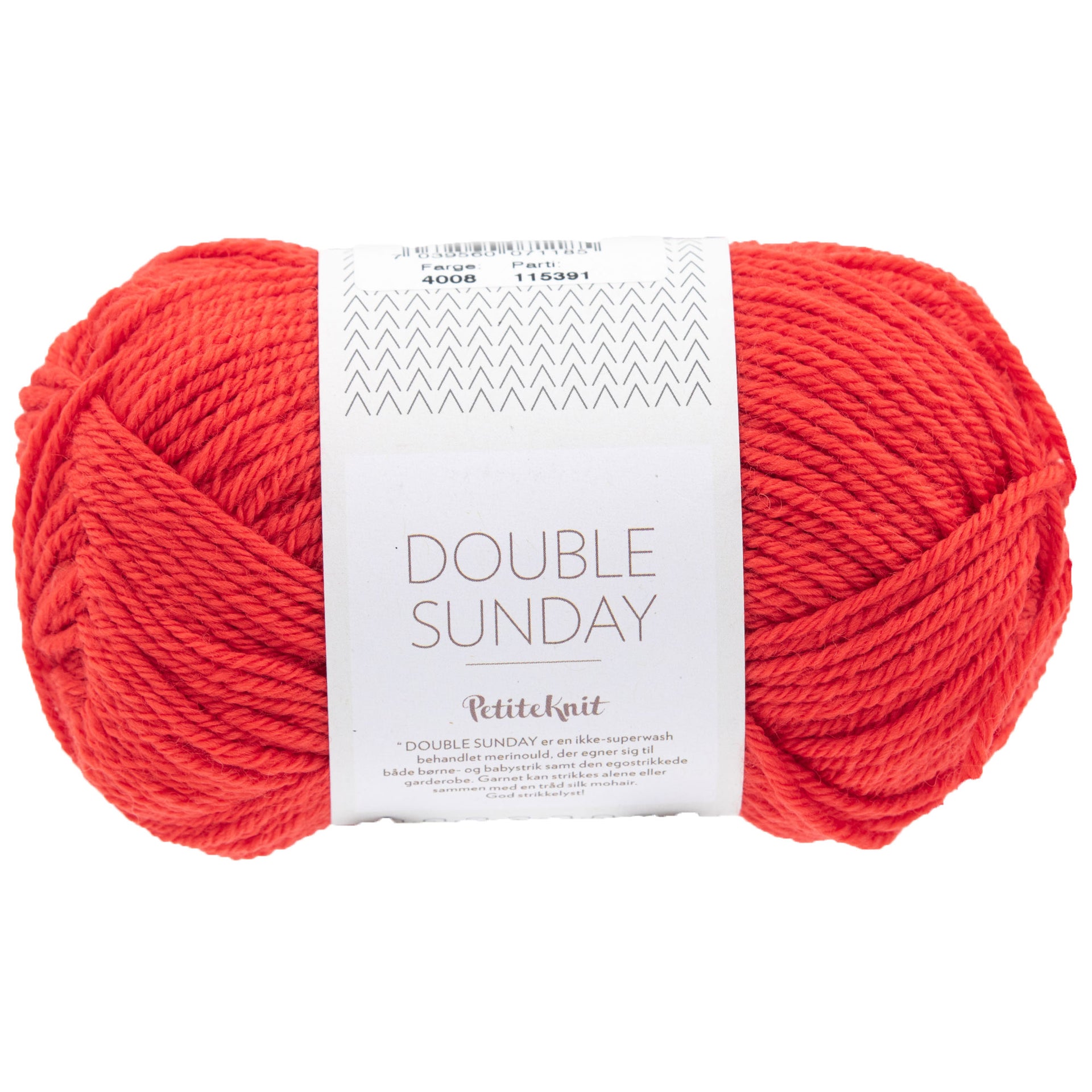 Sandnes Garn  Double Sunday Yarn - 4008 Poppy (Petite Knits Color Palette) - Zoom Image