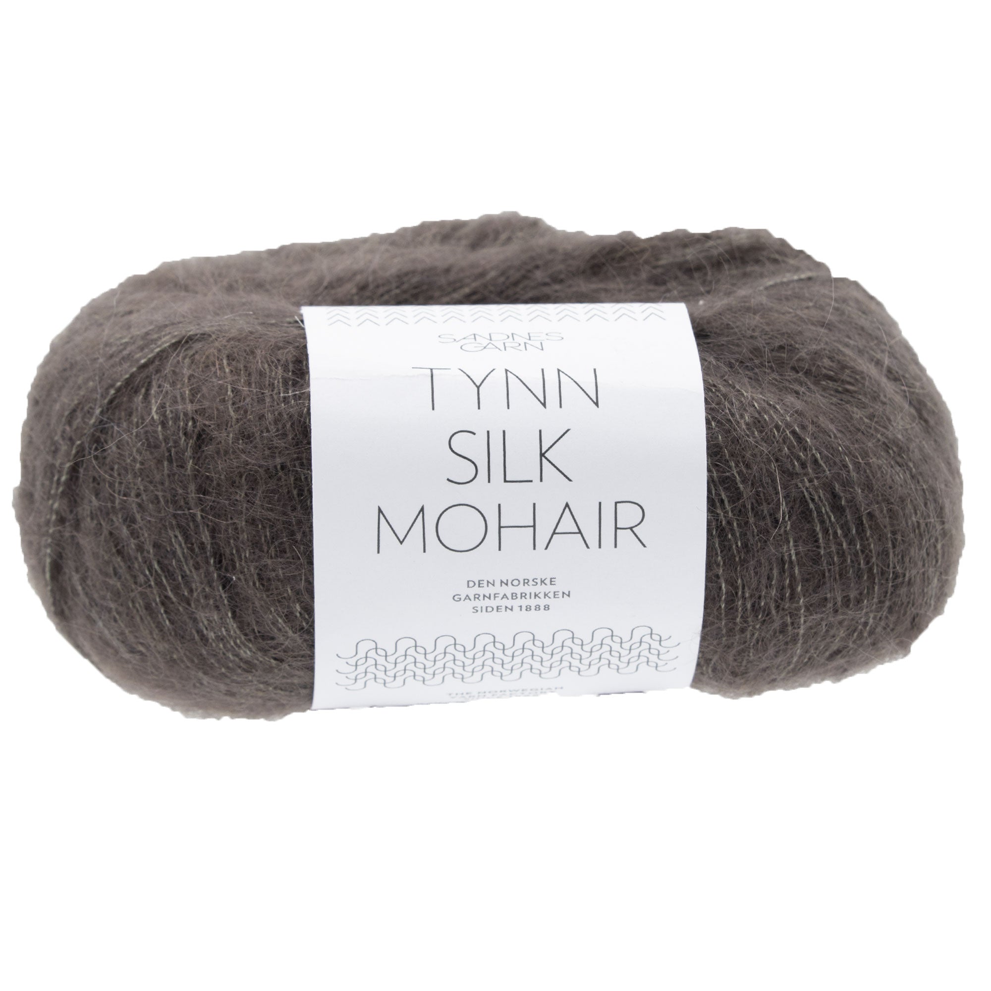 Sandnes Garn Tynn Silk Mohair Yarn - 3880 Dk. Chocholate - Zoom Image