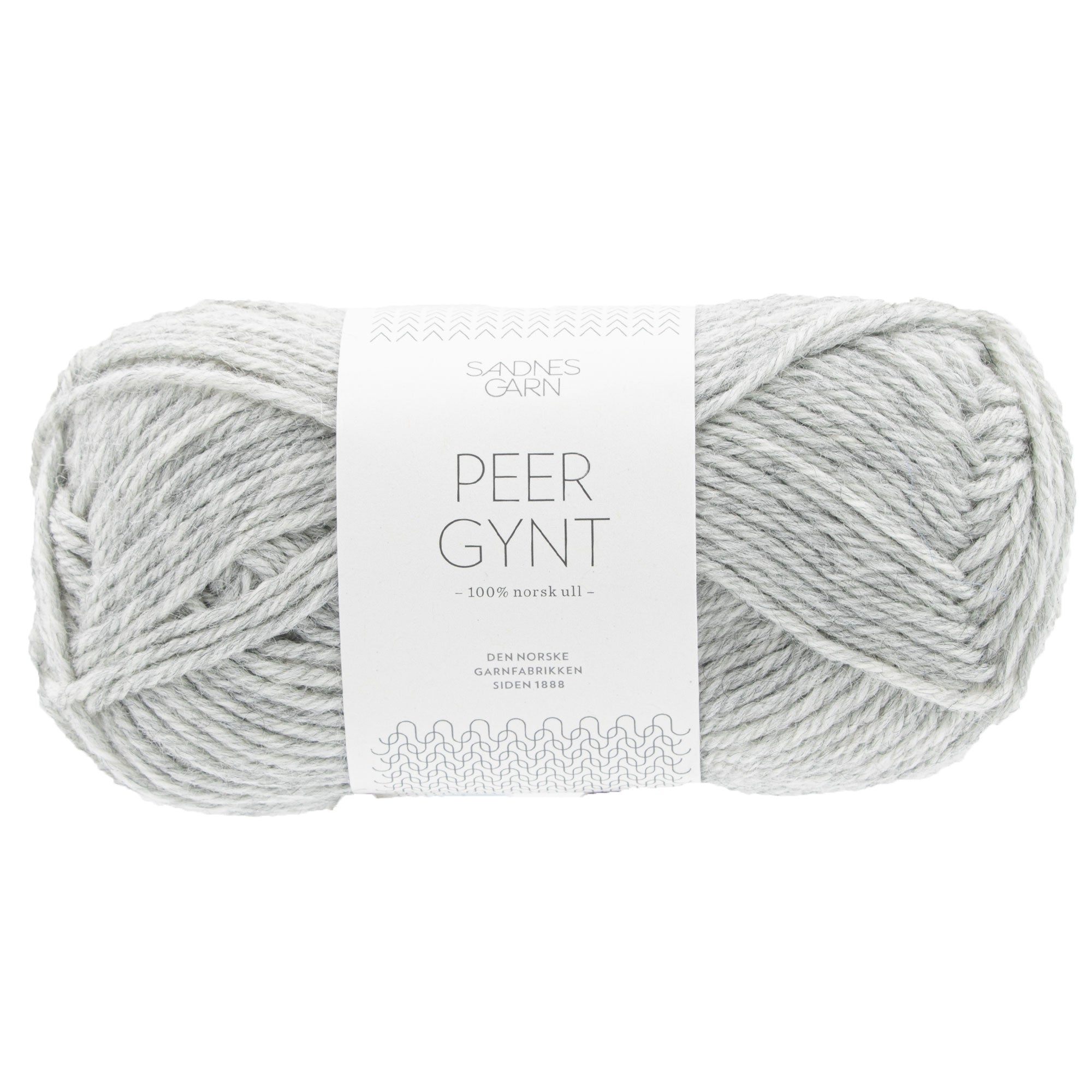 Sandnes Garn  Peer Gynt Yarn - 1032 Lt Gray Heather - Zoom Image