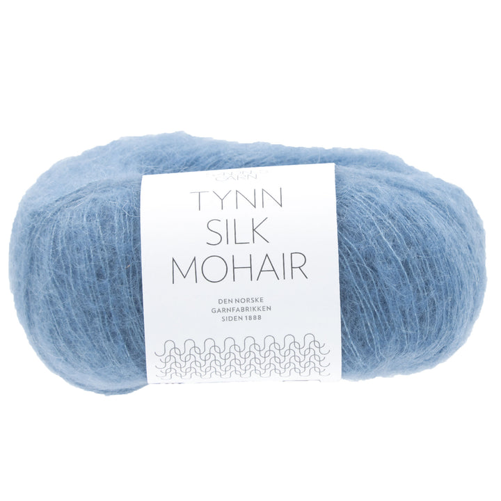 Sandnes Garn  Tynn Silk Mohair Yarn - 6042 Dark Sky Blue - Zoom Image