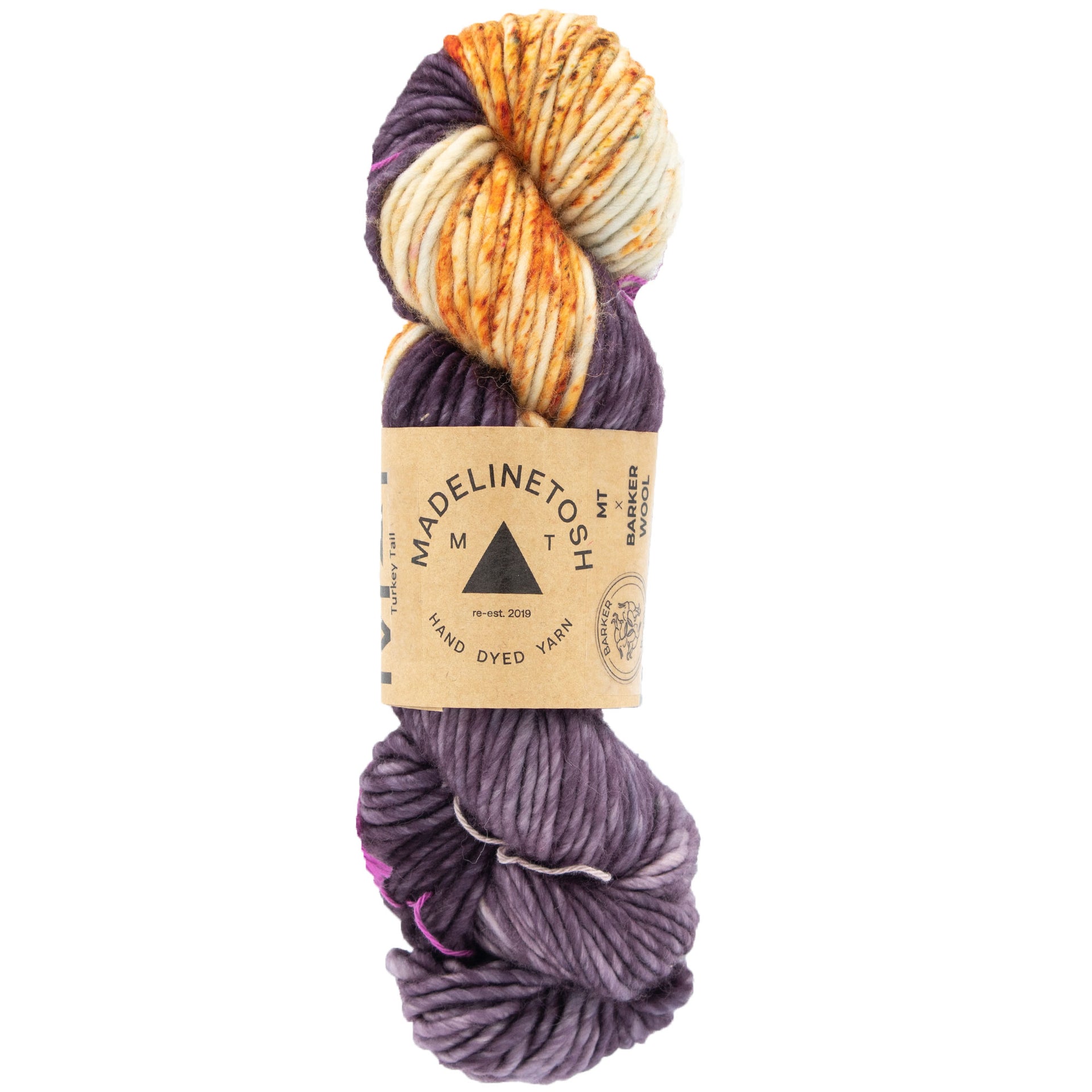 Madelinetosh A.S.A.P. Yarn - Barker Wool: Turkey Tail - Zoom Image