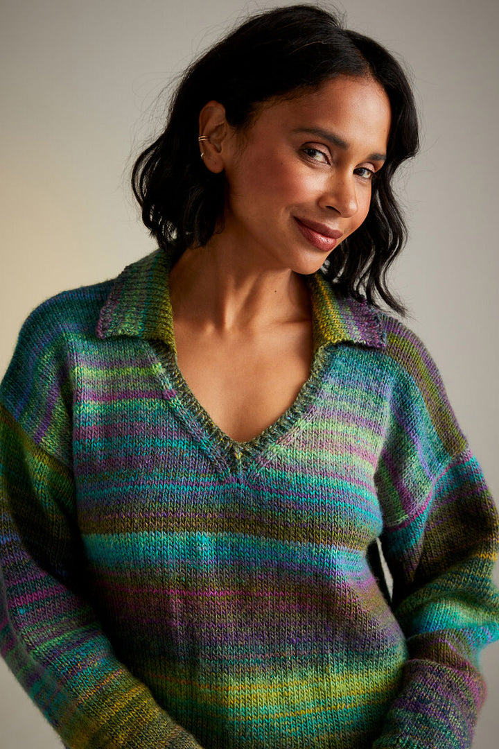 Sirdar Jewelspun Patterns - 10718 Midnight Garden Sweater - PDF Download - Extra Image