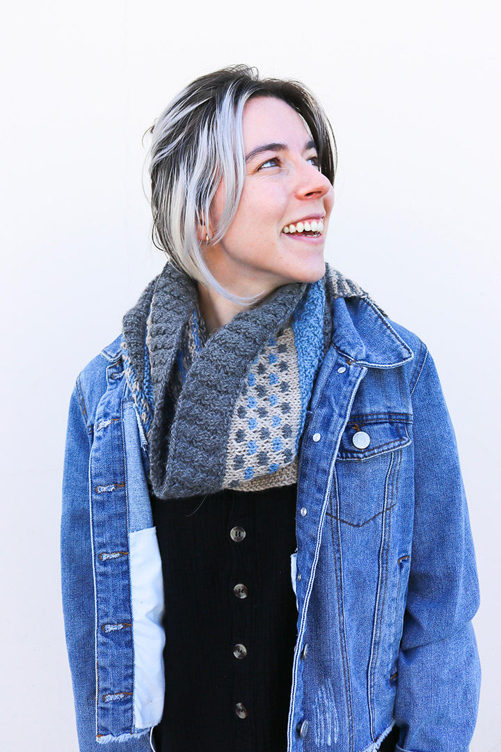 Jimmy Beans Wool SNYC Patterns - Juniper Creek Cowl - PDF Download - Extra Image