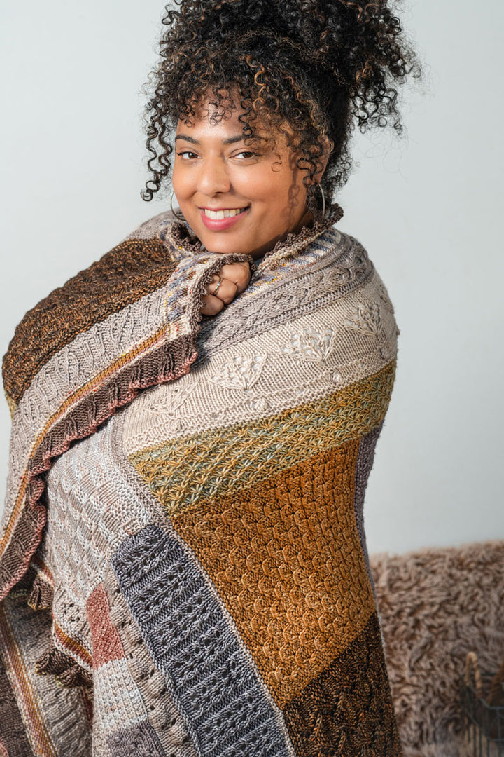 Jimmy Beans Wool 2024 Knit Blanket Club Kits - 12-Month Gift Subscription - Tosh Blanket - Romantic - Extra Image
