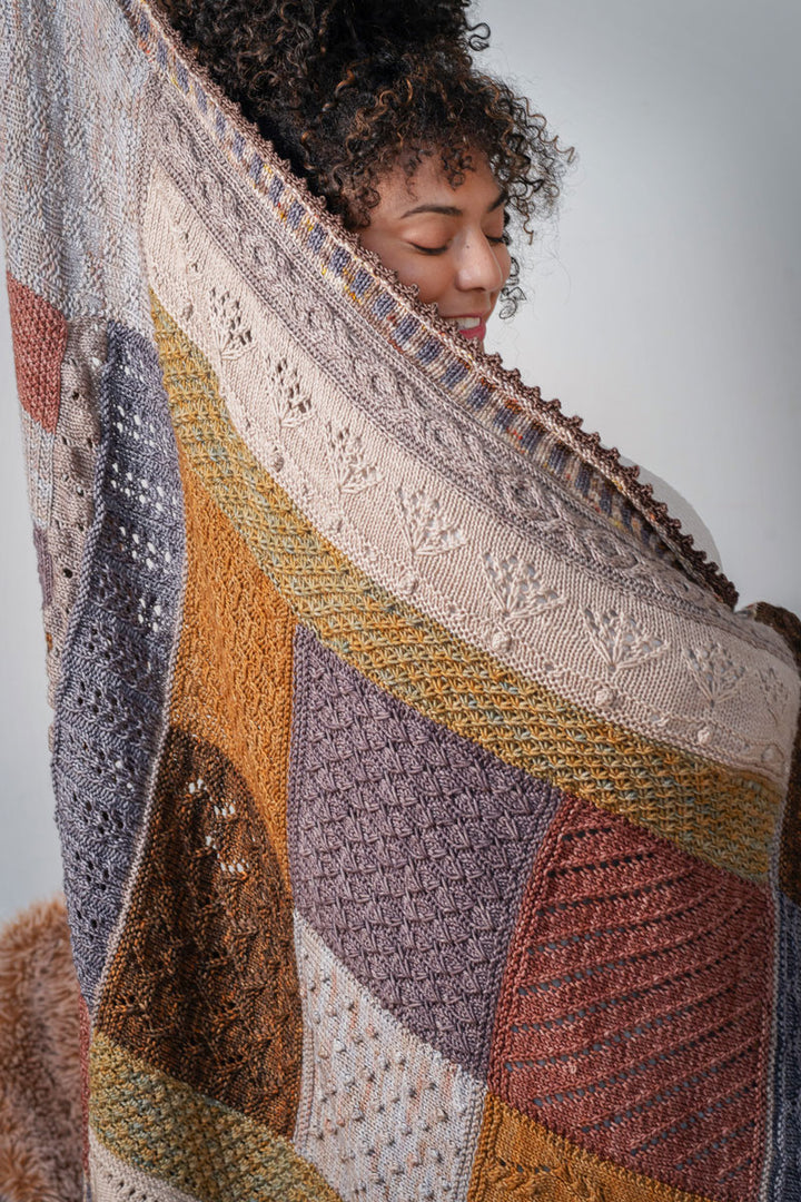 Jimmy Beans Wool 2024 Knit Blanket Club Kits - 12-Month Gift Subscription - Tosh Blanket - Romantic - Extra Image