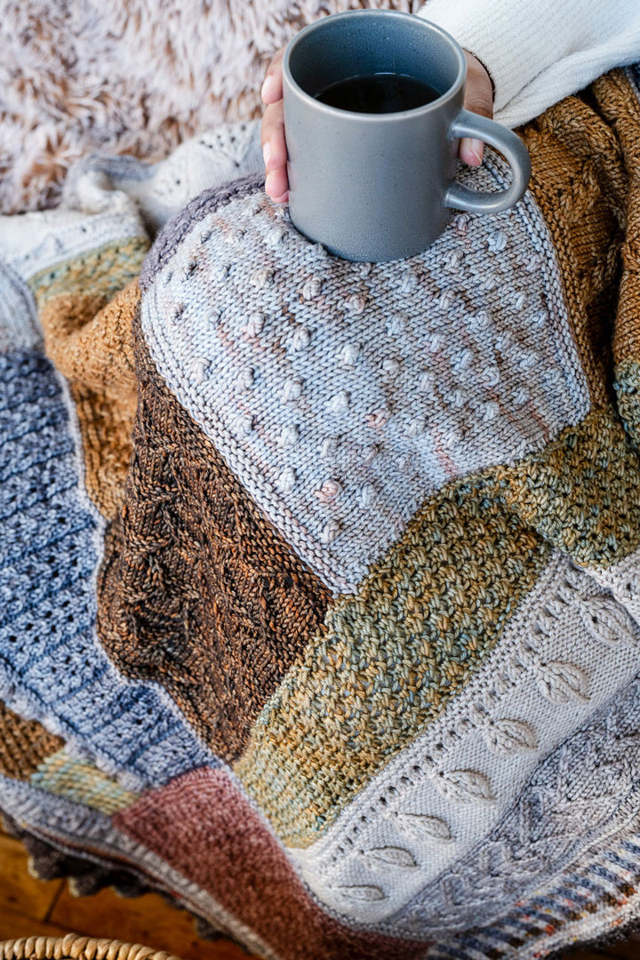 Jimmy Beans Wool 2024 Knit Blanket Club Kits - 12-Month Gift Subscription - Tosh Blanket - Romantic - Extra Image