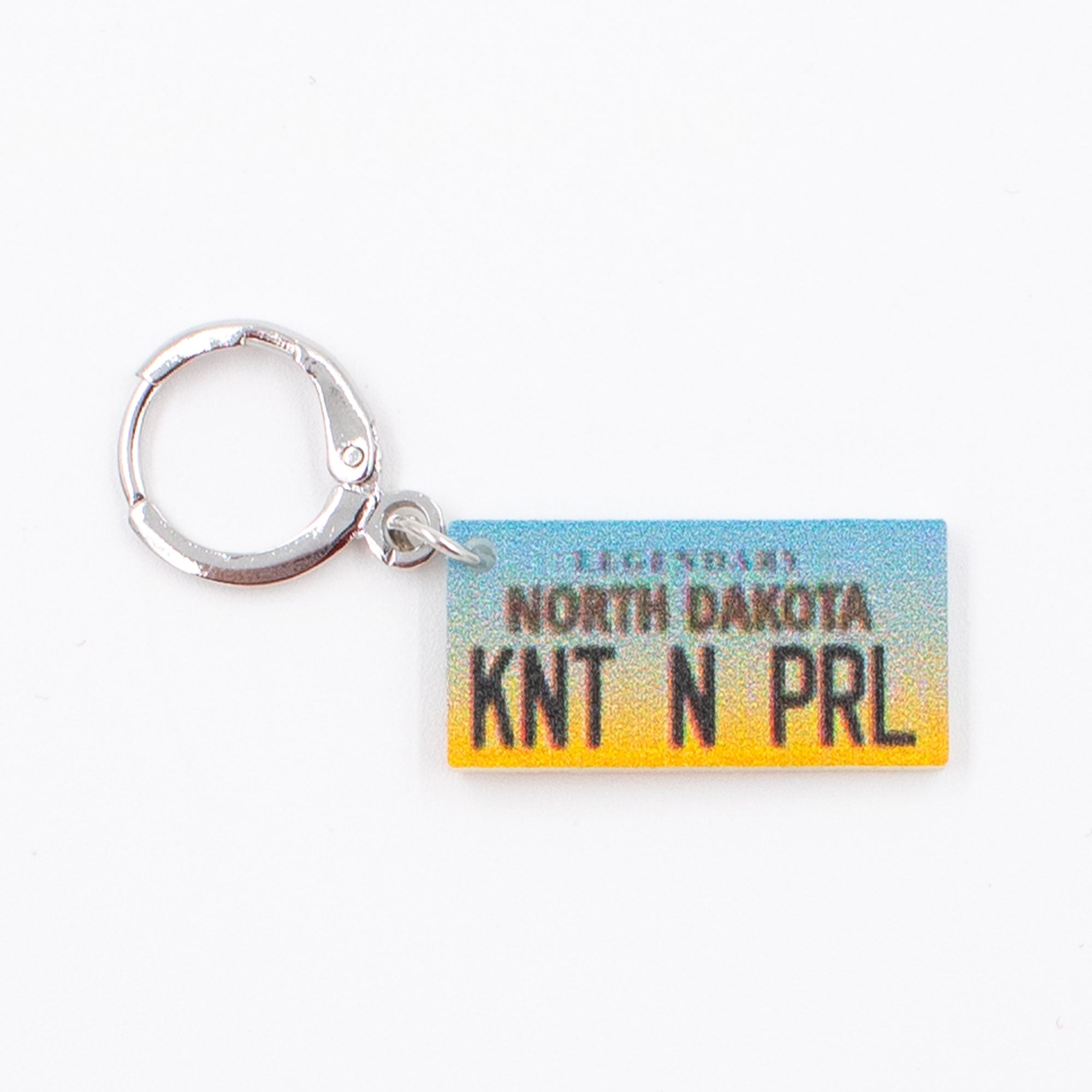 Jimmy Beans Wool State Stitch Markers - North Dakota - Zoom Image