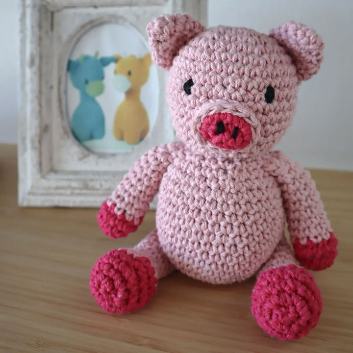 Hoooked Plush Crochet Toys - Piglet Maggie - Extra Image