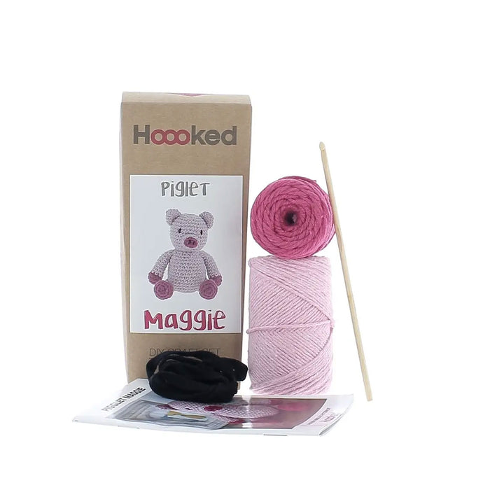 Hoooked Plush Crochet Toys - Piglet Maggie - Extra Image