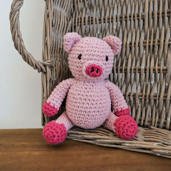 Hoooked Plush Crochet Toys - Piglet Maggie - Extra Image