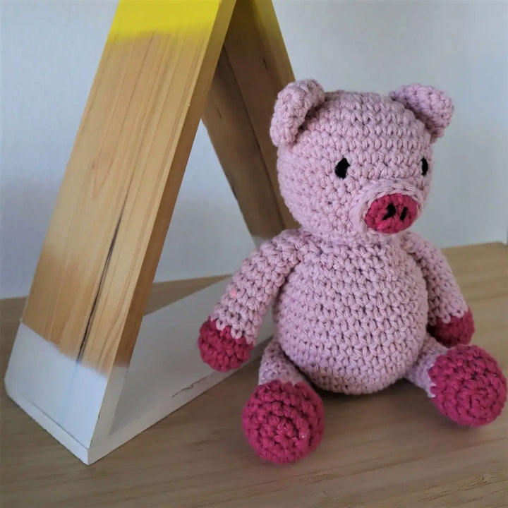Hoooked Plush Crochet Toys - Piglet Maggie - Extra Image