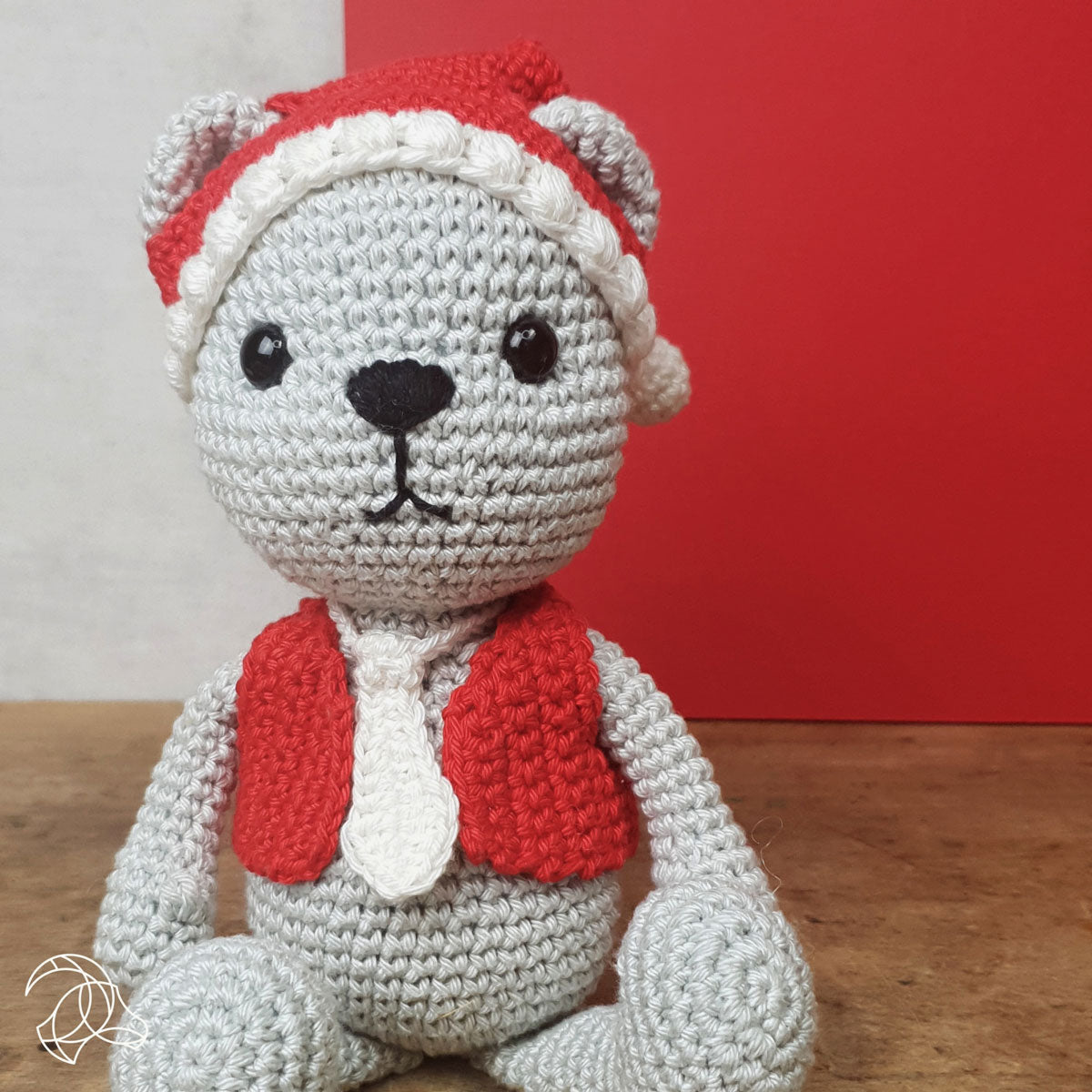 Hardicraft Plush Toys - Winter Bear (Crochet) - Extra Image