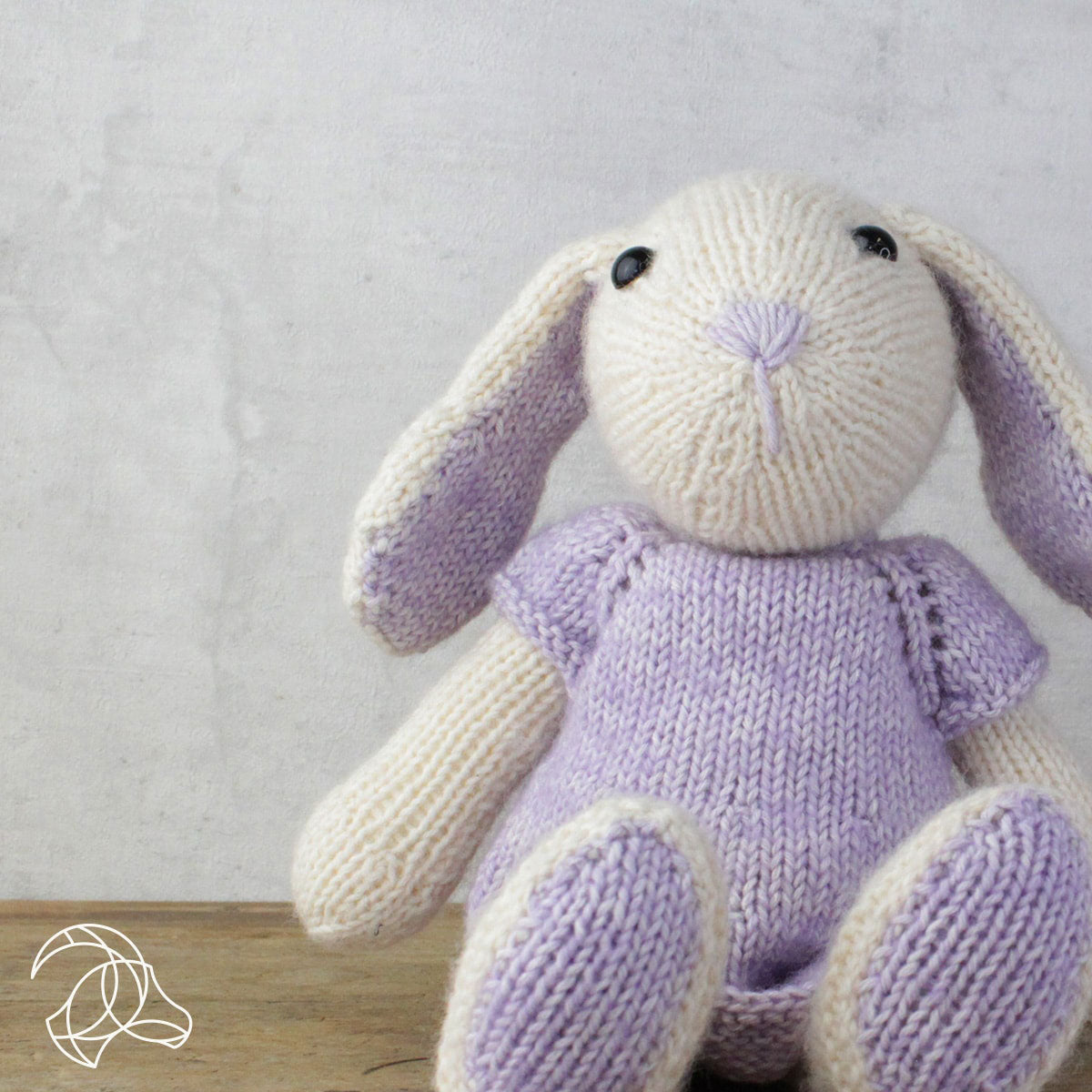 Hardicraft Plush Toys - Chloe Rabbit (Knit) - Extra Image