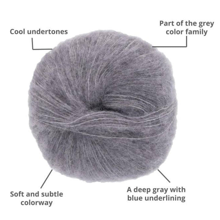 Yarn Citizen Trinity Cashmere Yarn - Coal - Extra Image