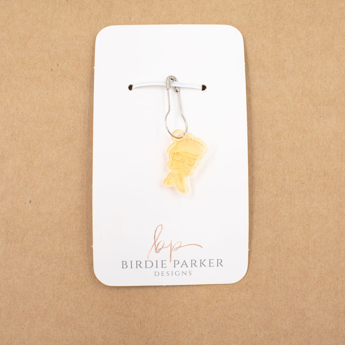 Birdie Parker Stitch Markers - French Man - Extra Image