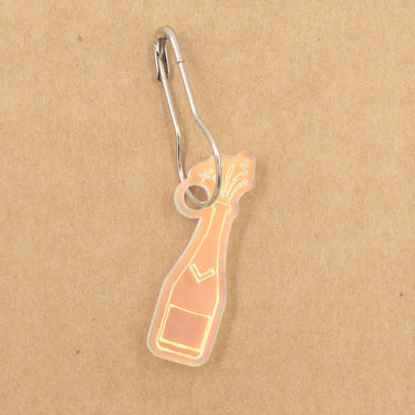 Birdie Parker Stitch Markers - Champagne Bottle - Zoom Image