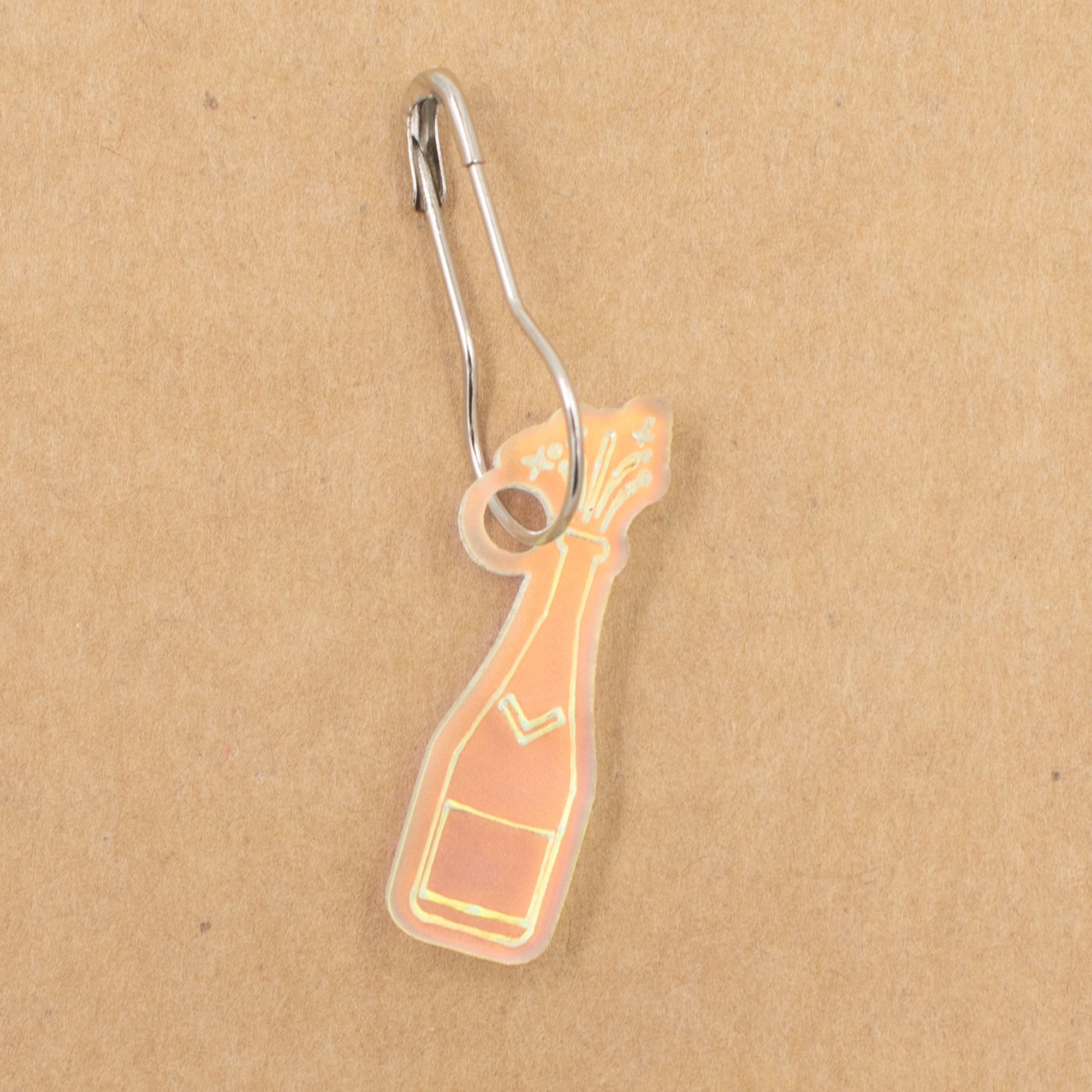 Birdie Parker Stitch Markers - Champagne Bottle - Zoom Image