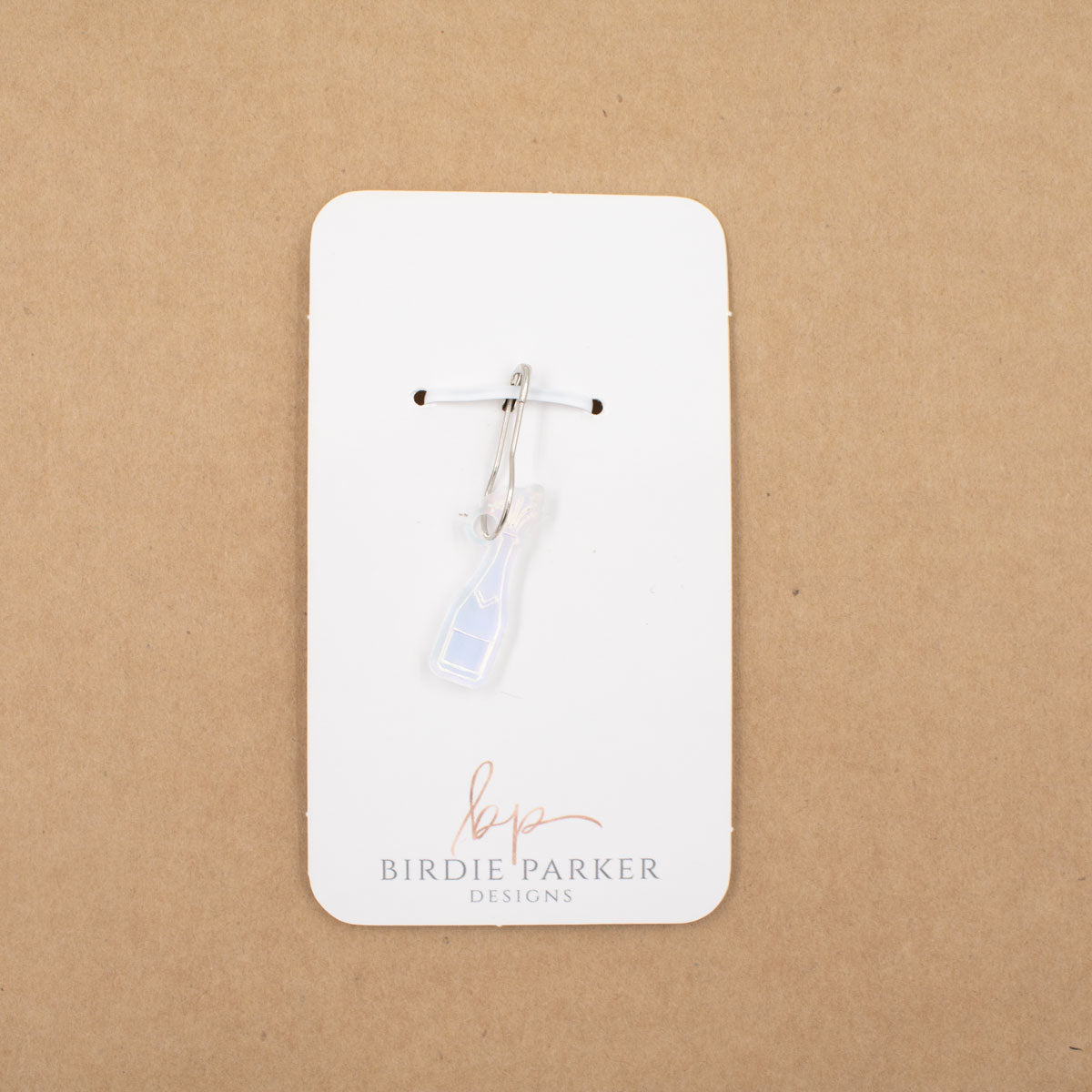 Birdie Parker Stitch Markers - Champagne Bottle - Extra Image