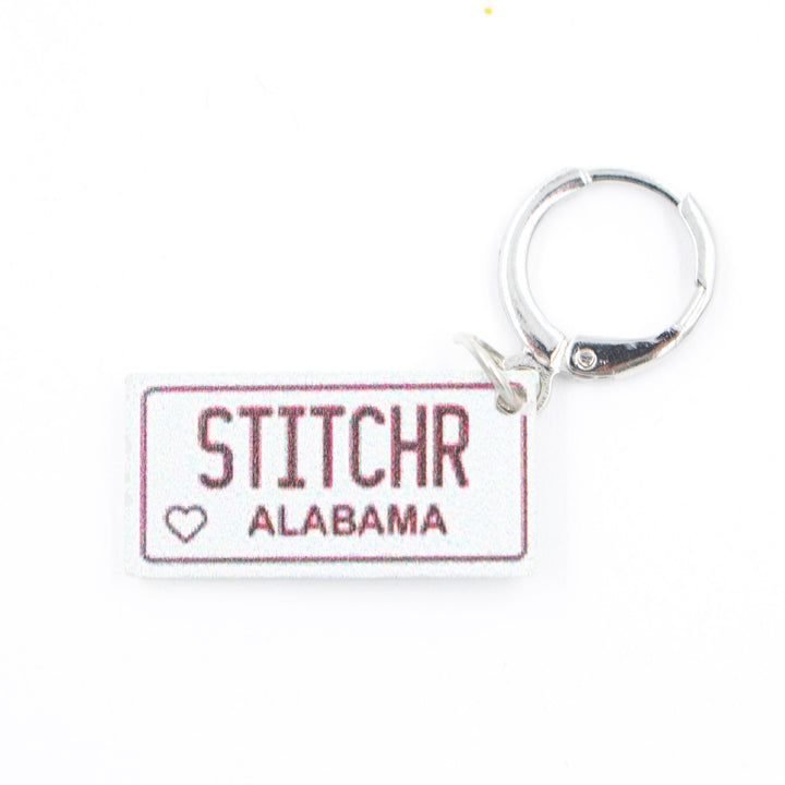 Jimmy Beans Wool State Stitch Markers - Alabama - Zoom Image