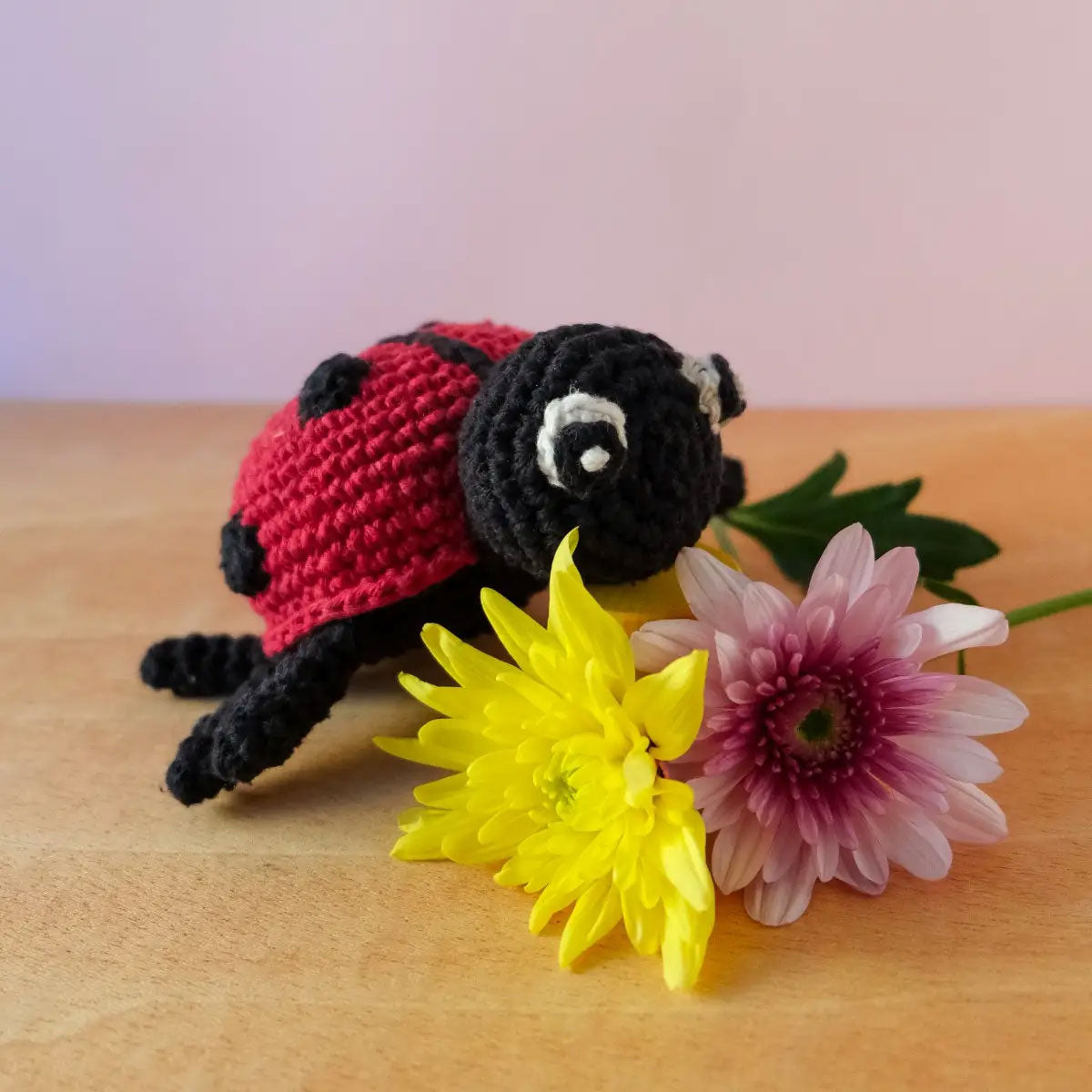 Hoooked Plush Crochet Toys - Ladybird Daisy - Extra Image