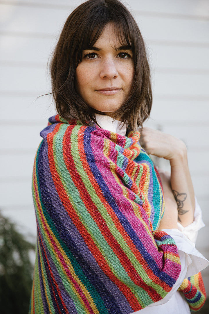 Rowan and Churchmouse Jimmy's Lucky Poncho Kit - Extra Image