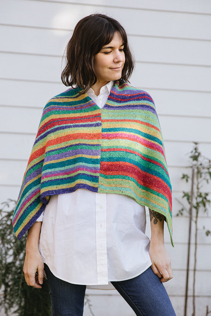 Rowan and Churchmouse Jimmy's Lucky Poncho Kit - Extra Image
