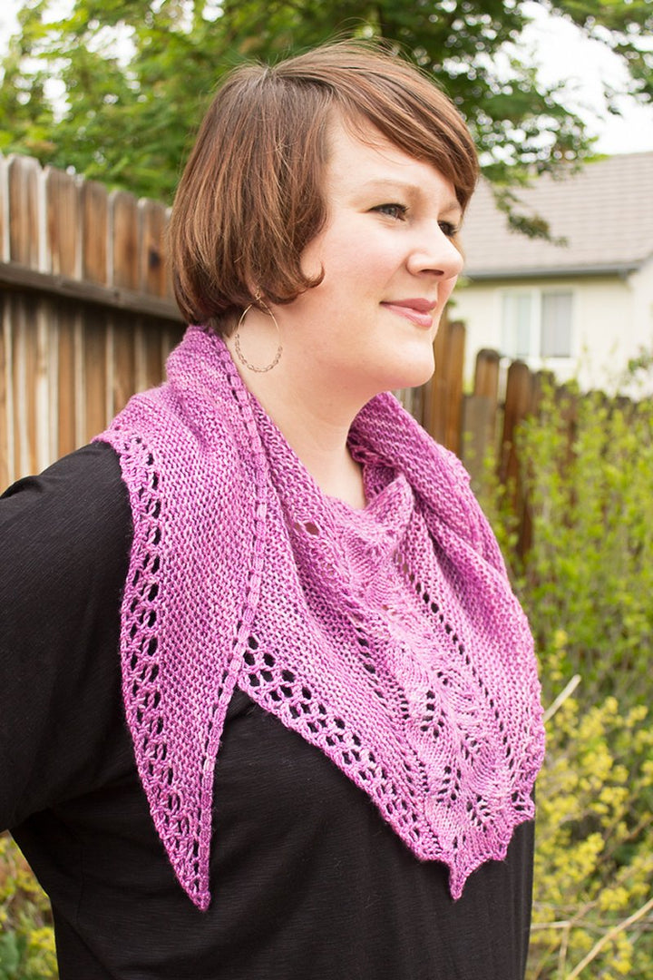 Jeanne's Boysenberry Sherbet Shawl - Main Image 4
