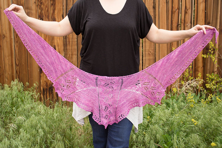 Jeanne's Boysenberry Sherbet Shawl - Main Image 7