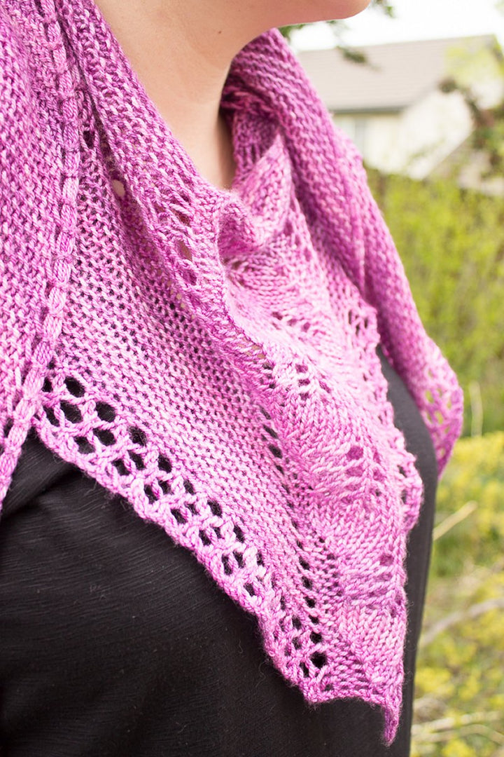 Jeanne's Boysenberry Sherbet Shawl - Main Image 5