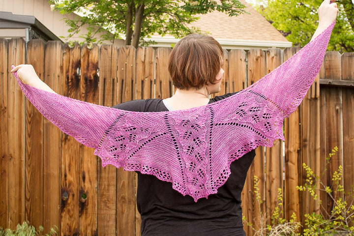 Jeanne's Boysenberry Sherbet Shawl - Main Image 3