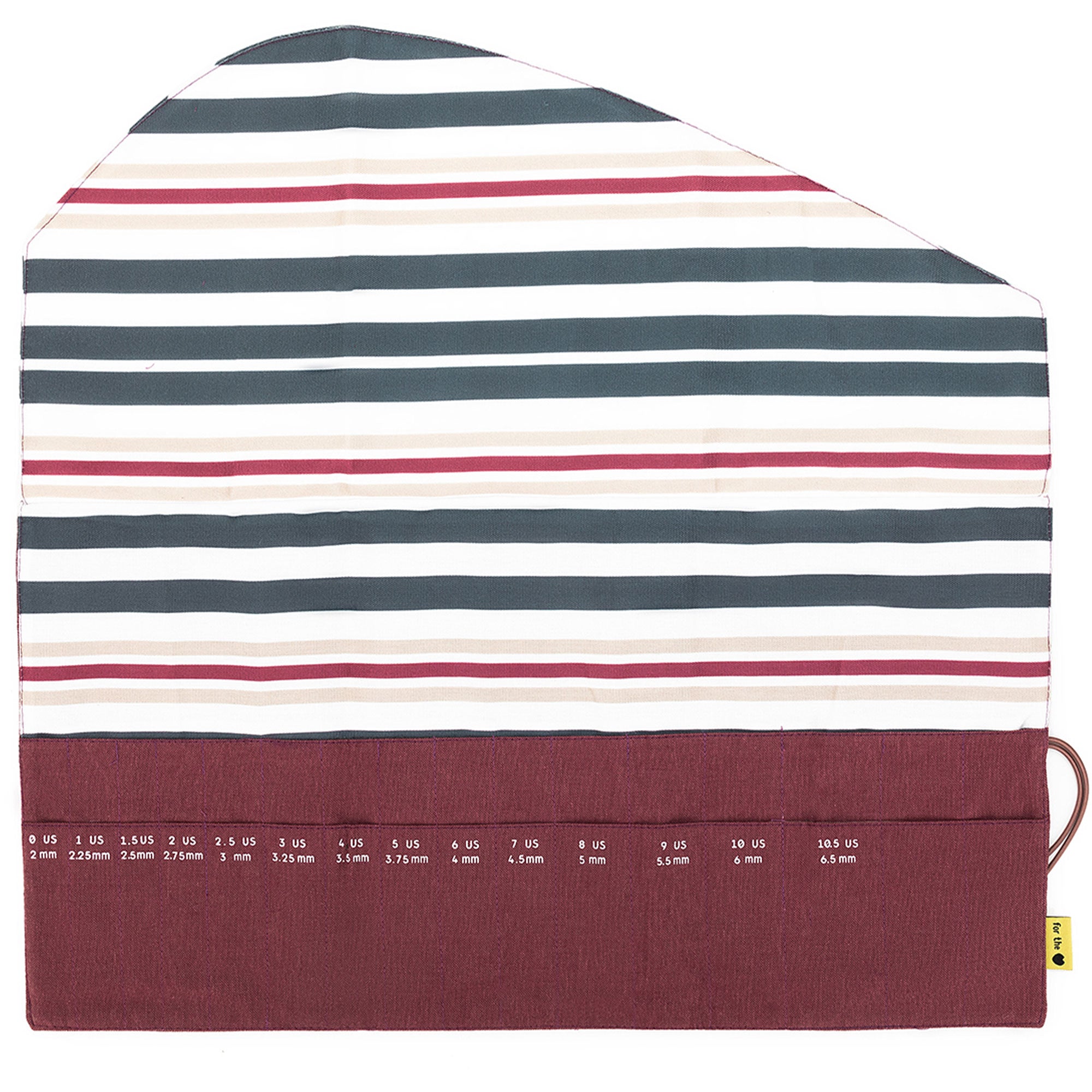 della Q Double Point Roll - 158-1 - *Linen - Wine - Zoom Image