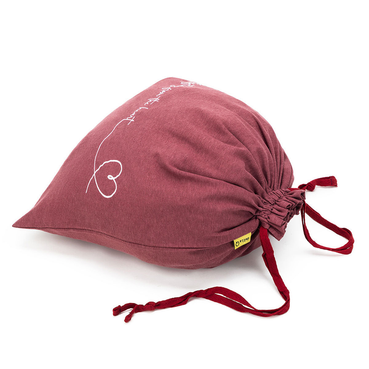 della Q Large Eden Project Bag - 119-2 - *Linen - Wine - Extra Image