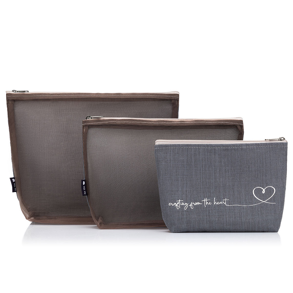 della Q Mesh + Zip Collection - 1123-1 - *Linen - Slate - Extra Image