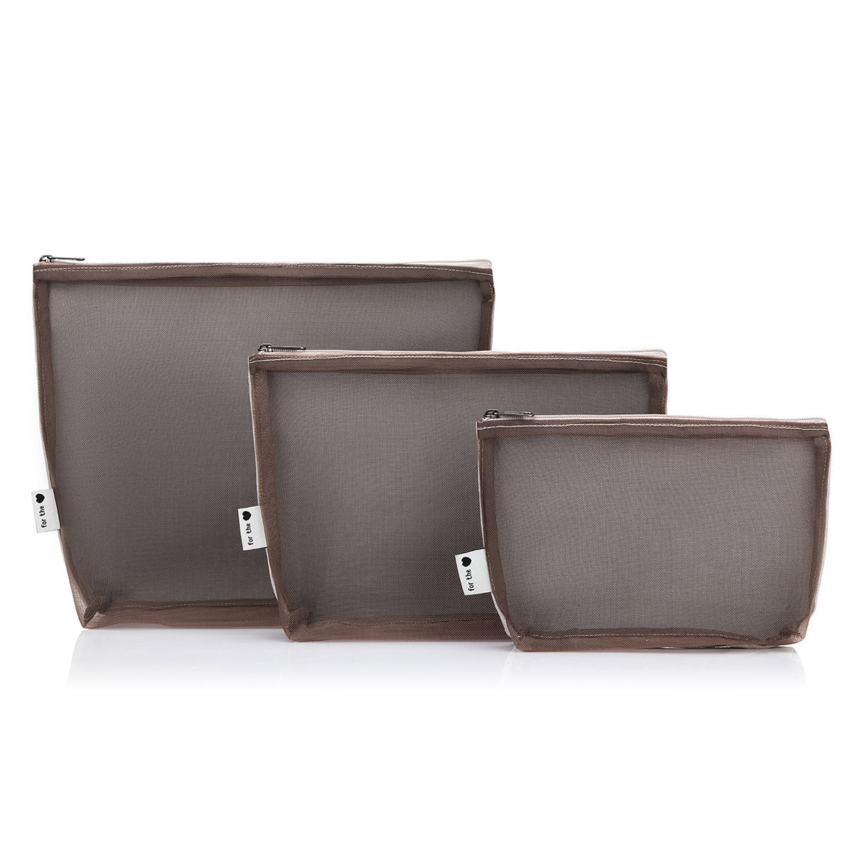 della Q Mesh + Zip Collection - 1123-1 - *Linen - Pebble - Extra Image