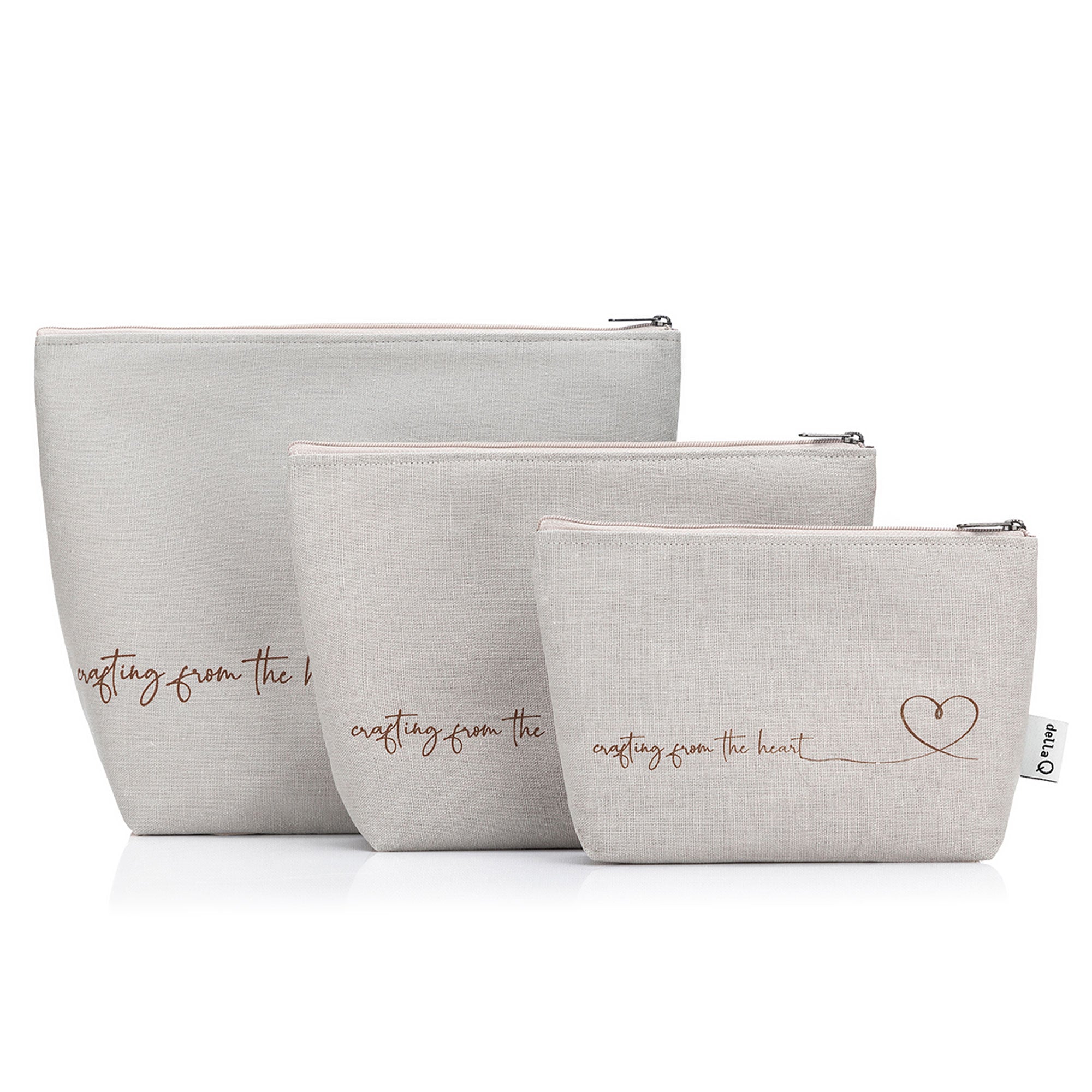 della Q Mesh + Zip Collection - 1123-1 - *Linen - Pebble - Zoom Image