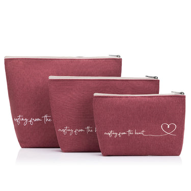 della Q Mesh + Zip Collection - 1123-1 - *Linen - Wine - Zoom Image