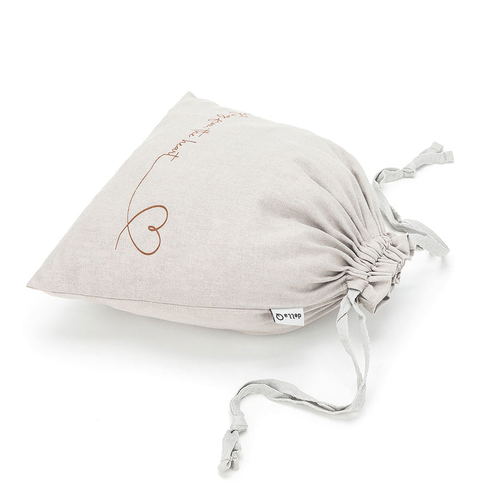 della Q Small Eden Project Bag - 115-1 - *Linen - Pebble - Extra Image