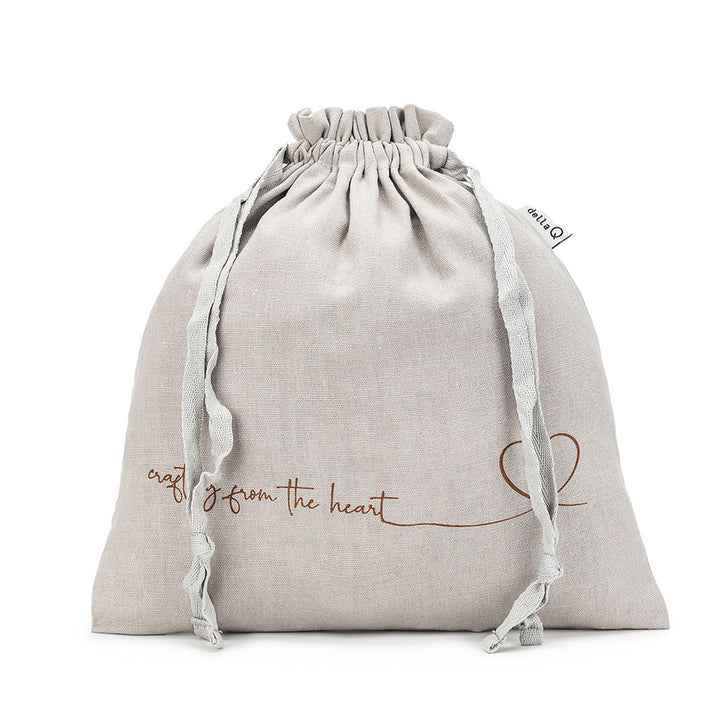 della Q Small Eden Project Bag - 115-1 - *Linen - Pebble - Extra Image
