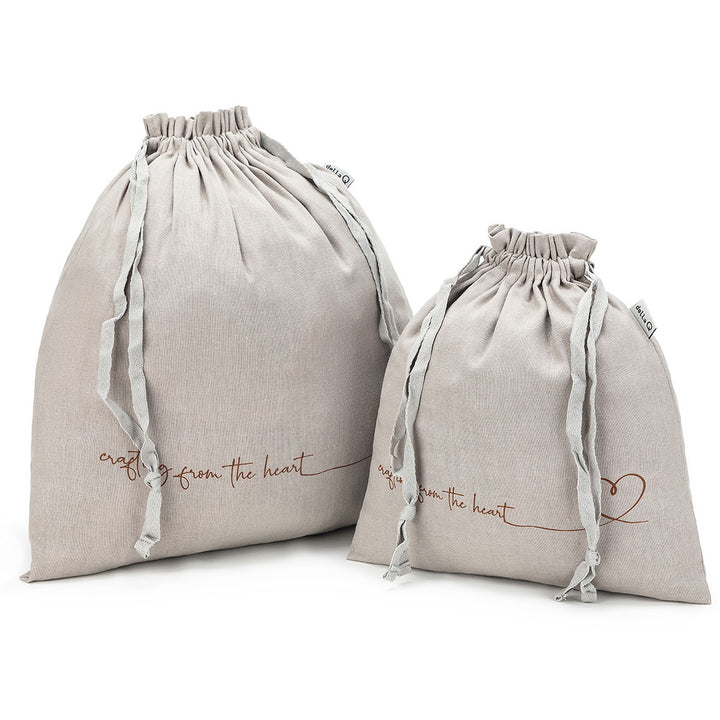 della Q Small Eden Project Bag - 115-1 - *Linen - Pebble - Extra Image