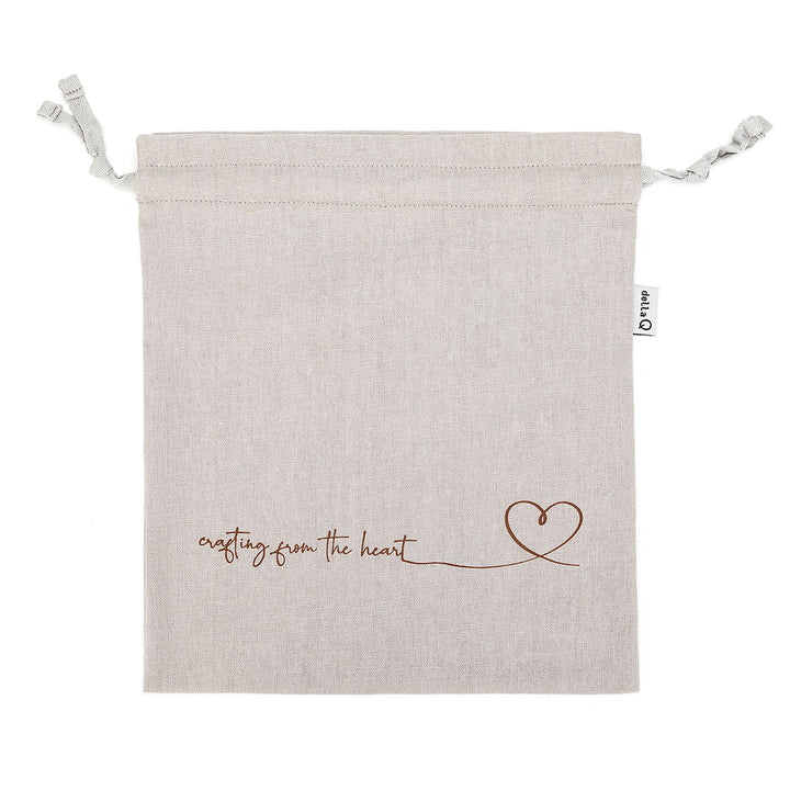 della Q Small Eden Project Bag - 115-1 - *Linen - Pebble - Extra Image