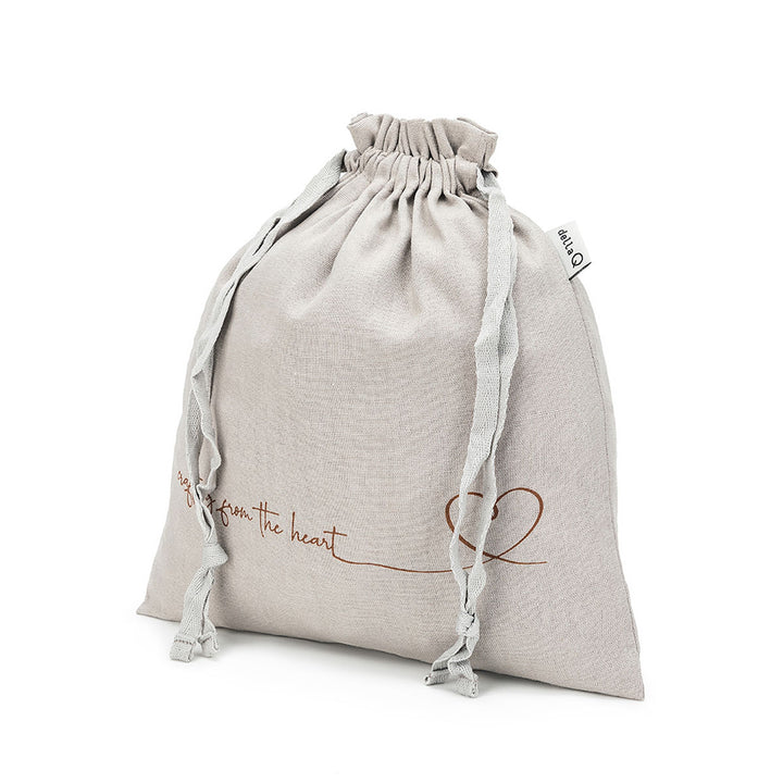della Q Small Eden Project Bag - 115-1 - *Linen - Pebble - Extra Image