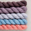 SweetGeorgia Tough Love Sock Party of Five Mini-Skein Set Yarn - Tea Time - Zoom Image